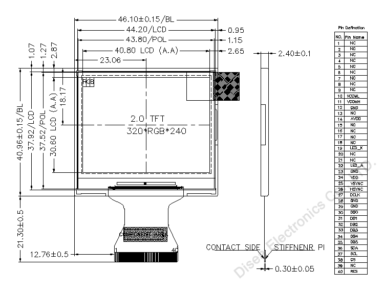 ZW-T020LLI-01 outline drawing