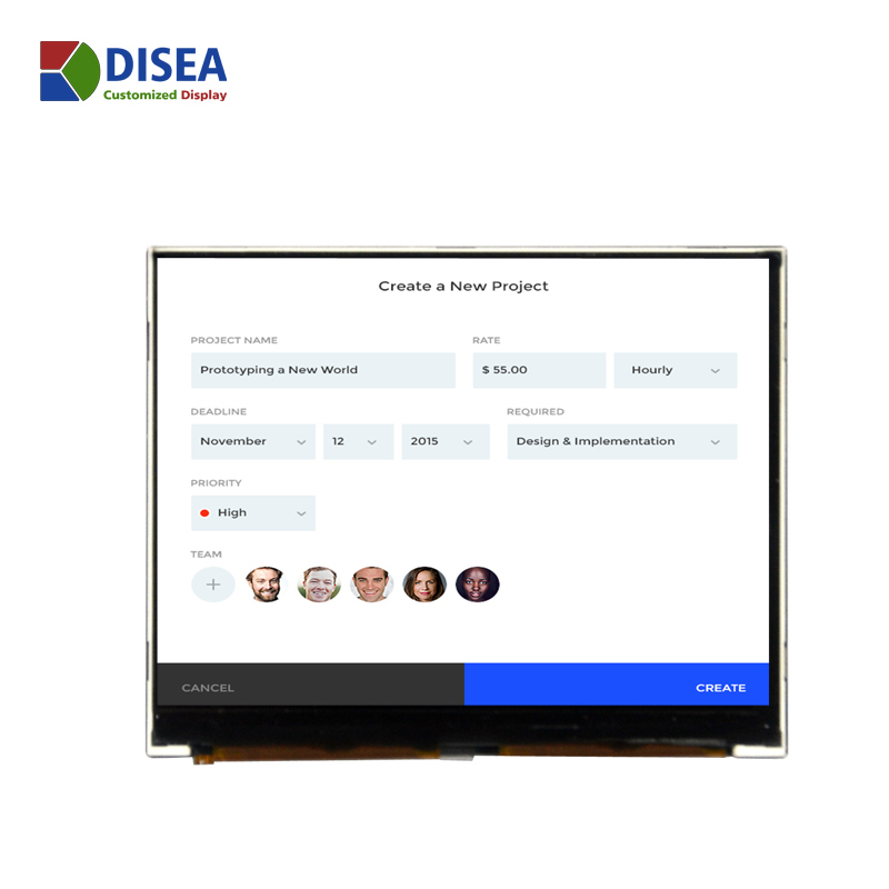 DISEA 3.5 inch lcd screens1.01