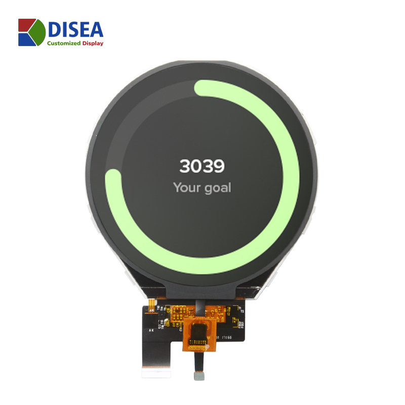 3.4 inch round shape lcd display 2