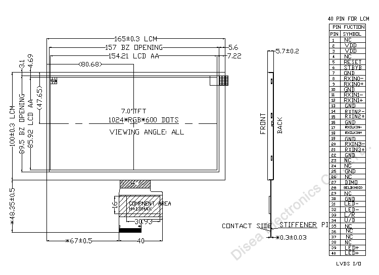 zw-t070baha-24 outline drawing